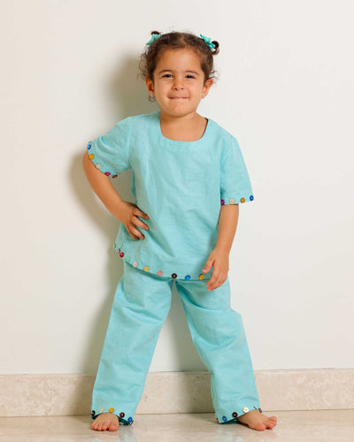 Button Bonanza Pants set