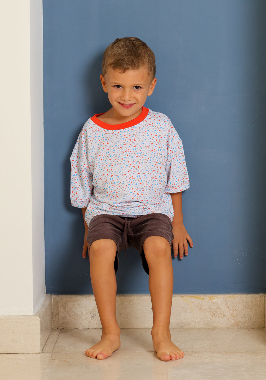 Terra Splash shorts set