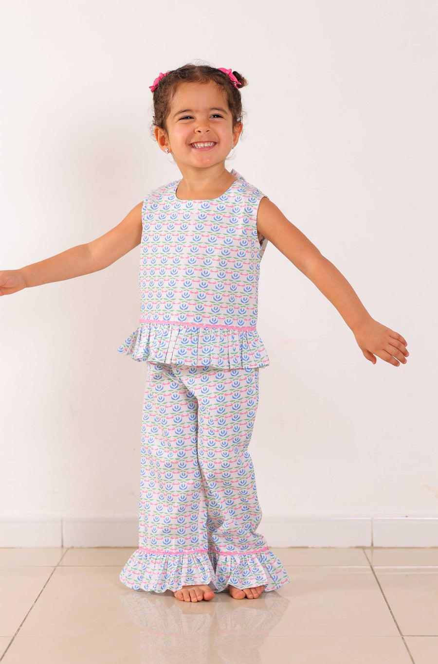 Cotton Canvas pants set